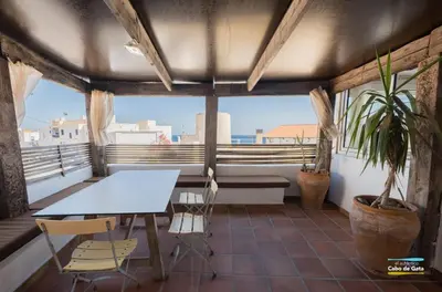 Un balcón o terraza de CASA ESCUELA PLAYA