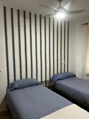 Cama o camas de una habitación en Apartamento Arcos Cala Real