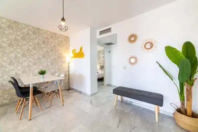 Zona de estar de TrendyHomes Puerto - Vistas al mar, parking incluido, playa a un paso