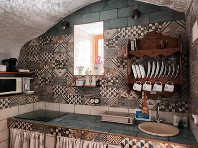 Una cocina o zona de cocina en Cuevas Baza