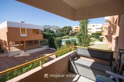 Un balcón o terraza de Apartamento El Palmeral Mojacar Rob