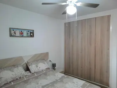 Cama o camas de una habitación en Apartamento El Palmeral Mojacar Rob