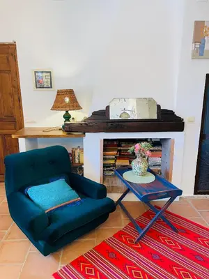 Zona de estar de Casa Amigos - La Viña