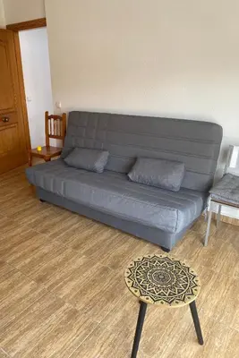 Zona de estar de Acogedor apartamento en el paraiso