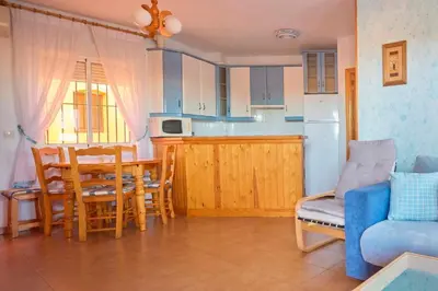 Una cocina o zona de cocina en Apartamento La Pergola Cabo de Gata