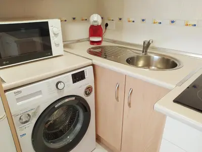 Una cocina o zona de cocina en Apartamento Bahía Levante II Águilas