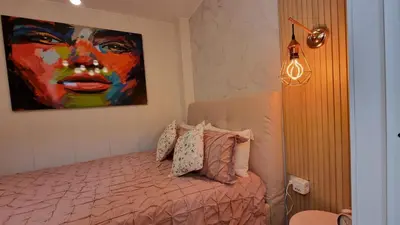 Cama o camas de una habitación en Apartamento Luz de Luna Aguadulce