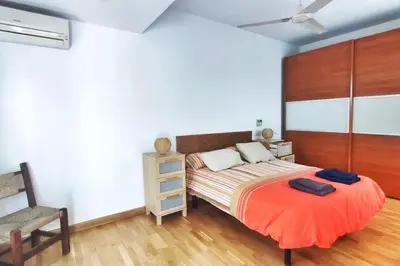 Cama o camas de una habitación en Casa La Reja