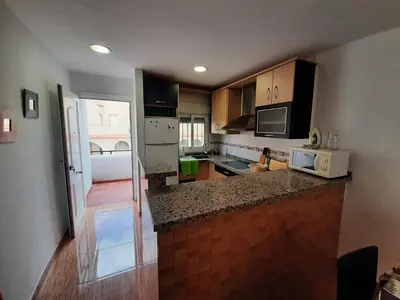 Una cocina o zona de cocina en Apartamento Las Gaviotas