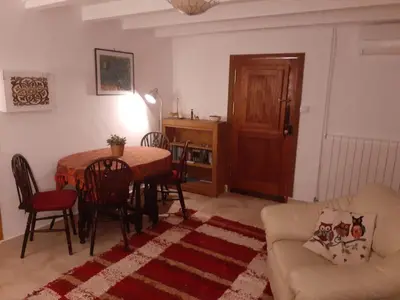 Zona de estar de Casa 44, Delightful rural cottage with pool.
