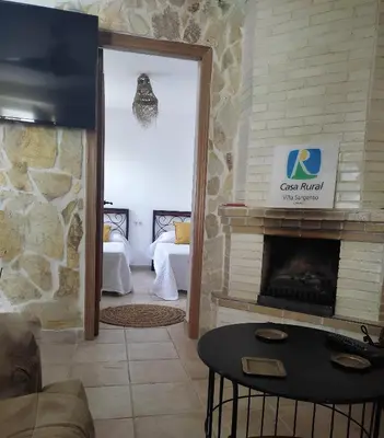 Zona de estar de Casas Rurales Villa Sargento