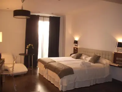 Cama o camas de una habitación en Catedral Almería