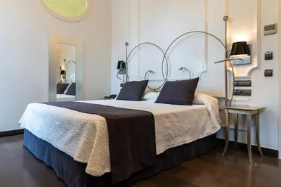 Cama o camas de una habitación en Catedral Almería