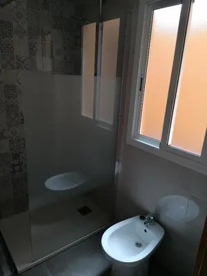 Un baño de Alojamiento Las Dunas Bajo