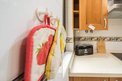 Una cocina o zona de cocina en Expoholidays - Plaza Santa Rita