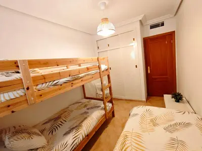 Cama o camas de una habitación en Dunas de Águilas