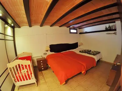 Cama o camas de una habitación en Casa Juan Gil