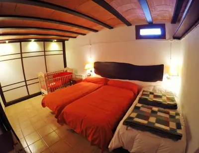 Cama o camas de una habitación en Casa Juan Gil