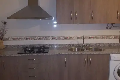 Una cocina o zona de cocina en Cueva Maite