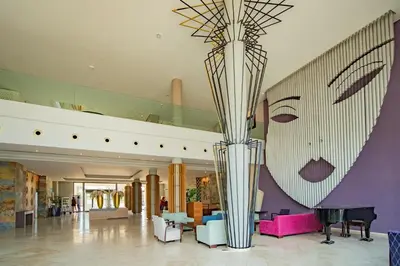 Zona de estar de Hotel Valle del Este