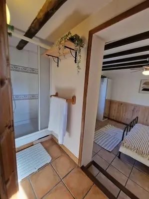 Cama o camas de una habitación en Casa Musica an enchanting one bed cottage