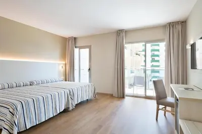 Cama o camas de una habitación en Hotel Best Sabinal