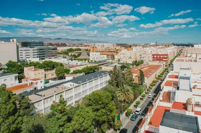 Vista general de Almería o vista desde el hotel