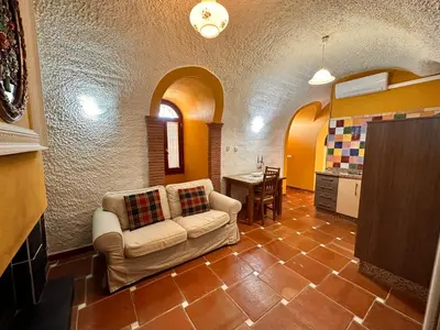 Una cocina o zona de cocina en Cuevas La Granja