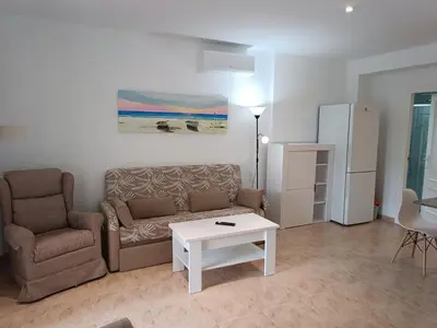 Zona de estar de Vera Natura Apartamento Alamar