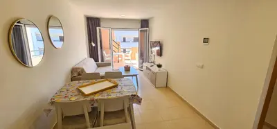 Plano de Homes of Spain, Apartamentos Paraíso, Ed Tahiti, Atico A a pie de Playa, piscina privada en solárium, WI-FI