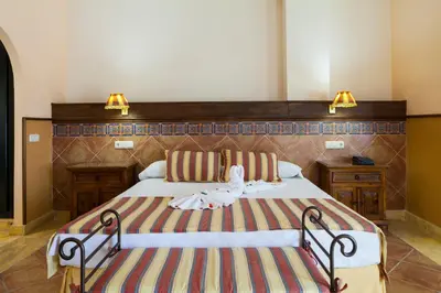 Cama o camas de una habitación en Hotel Mexico