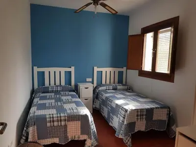 Cama o camas de una habitación en Fantástica casa con piscina privada