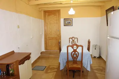Zona de estar de Casa Estrella de las nieves La Alpujarra