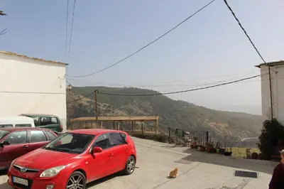 Vista general de una montaña o vista desde la casa o chalet