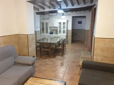 Zona de estar de Casa Serrano