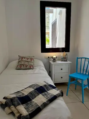 Cama o camas de una habitación en Casa Apartamento Mojácar Macenashome