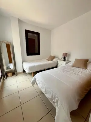 Cama o camas de una habitación en Casa Apartamento Mojácar Macenashome