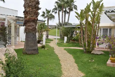 Jardín al aire libre en Cozy Coastal Retreat in San Juan de Los Terreros