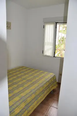 Cama o camas de una habitación en Cozy Coastal Retreat in San Juan de Los Terreros