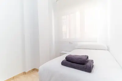 Cama o camas de una habitación en Trendy Homes Paseo Marítimo