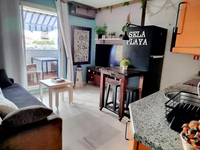 Una cocina o zona de cocina en Sela Playa