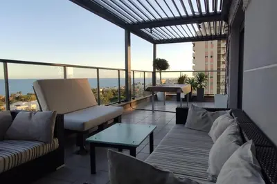Un balcón o terraza de Ático Palmeral