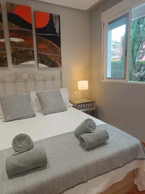 Cama o camas de una habitación en Torremar Natura 532
