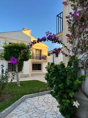 Jardín al aire libre en Casa del Mar Vera Costa