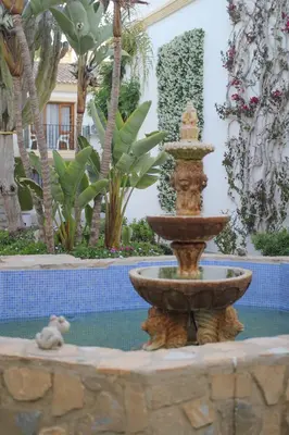 Jardín al aire libre en Casa del Mar Vera Costa