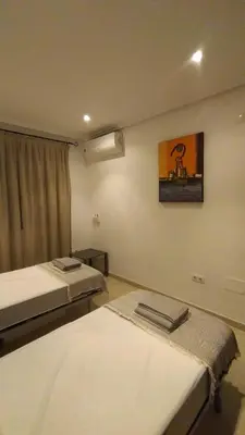 Cama o camas de una habitación en Casa Manuela