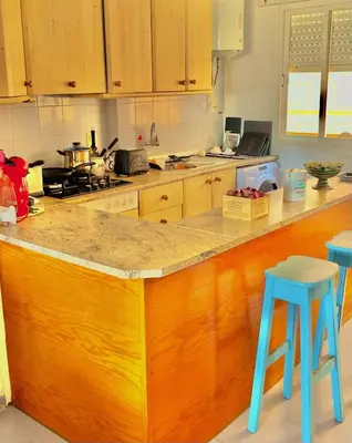 Una cocina o zona de cocina en descanso al fin y al Cabo