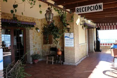 El vestíbulo o zona de recepción de Hostal Rural Turre