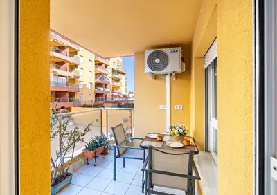 Un balcón o terraza de Santa Ana Apartamento