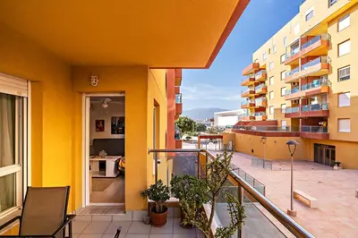 Un balcón o terraza de Santa Ana Apartamento